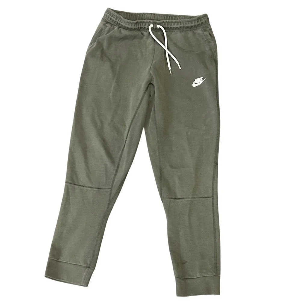 Nike Tech Fleece Full Zip Hoodie Jogger Pants Set Green Size M - Picture 2 of 9